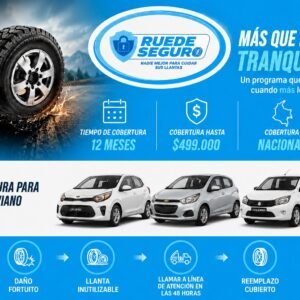 Ruede Seguro Auto liviano (Llantas hasta $499.999)